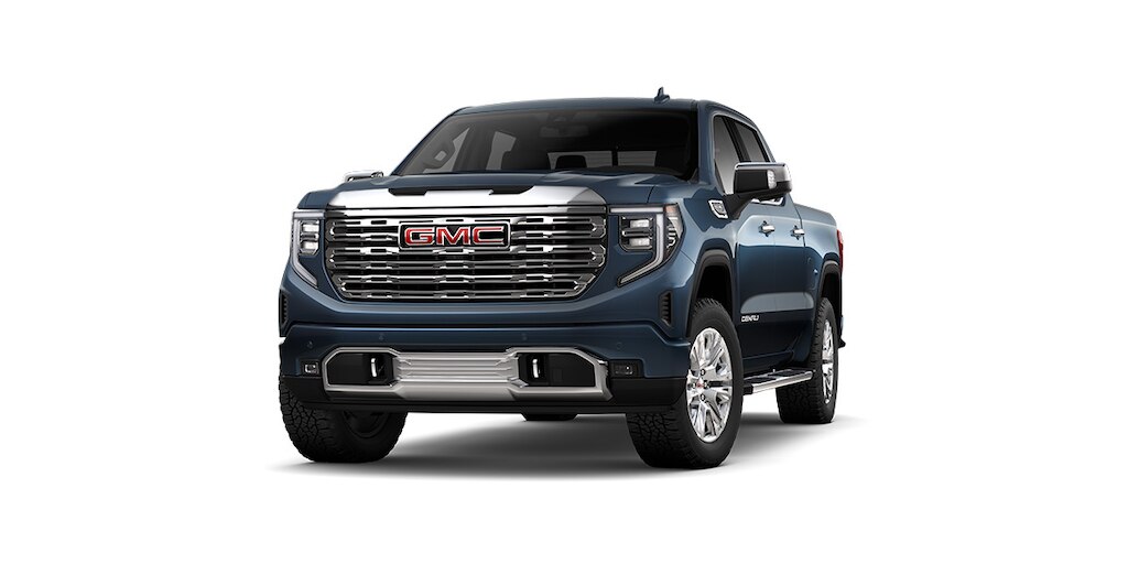 Nueva GMC Sierra pickup de lujo twilight blue metallic