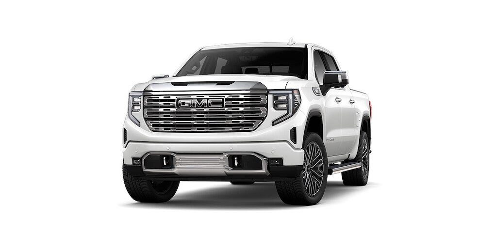 Pickup de lujo GMC Sierra en color abalone withe tricoat