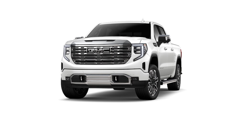 Pickup de lujo GMC Sierra en color abalone white tricoat
